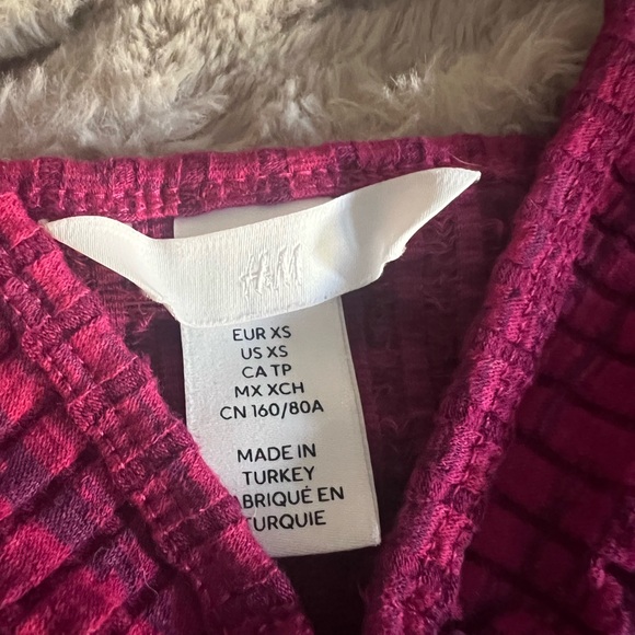 H&M Ribbed Maroon Bralette - Picture 2 of 2